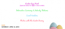 Event Alert :: JessicaSimien.com’s Easter EGGtravaganza Easter EGGtravaganza Save The Date Flyer - Social Media