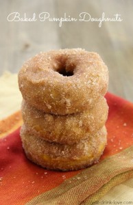 baked pumpkin doughnuts