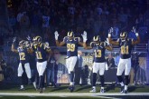 St. Louis Rams Players Take The Field With “Hands Up Don’t Shoot” Stance